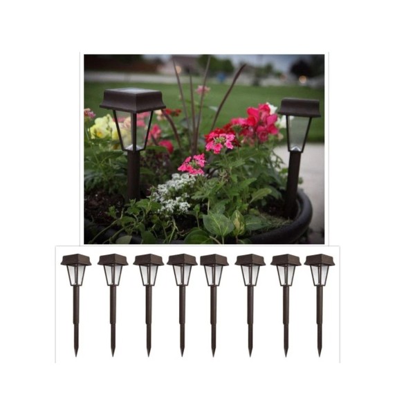 Unbranded Solar Powered LED Pathway Accent Light, Solar Mini Garden