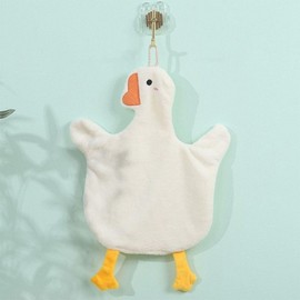 Microfiber Cute Goose Hand Towel Kitchen Dishcloth Cute Towel 2ea