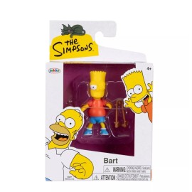 Jakks Pacific The Simpsons 2.5" Figure 2024 Wave 2 - Bart w/ Slingshot 17538