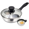 MARSKITOP Egg Poacher Pan Nonstick 2 Eggs, Poached Egg Cooker