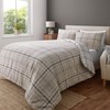 Catherine Lansfield Kelso Check Reversible Single Duvet Cover Set with
