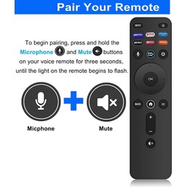 OEM XRT260 Voice Remote Control fit for Vizio Smart TV 2023 M65QXM-K03 M75QXM-K03 V755M-K03 V705M-K03 D43fM-K04 M50QXM-K01 V505M-K09 V585M-K01 V655M-K04 D24fM-K01 D32fM-K01 D40fM-K09 M75Q6M-K03