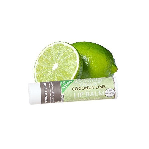 Soothing Touch Lip Balm Coconut Lime, Pack of 3