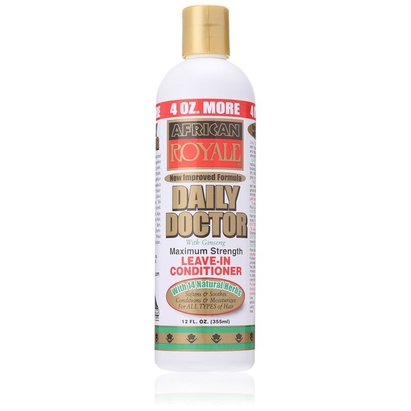 African Royale Daily Doctor Maximum Strength Leave-in Conditioner, 12 Oz