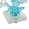 Deco 79 Glass Coral Decorative Sculpture Ombre Home Decor Statue