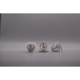 King Car Clips 20pcs Windshield Pillar, Interior & Trunk Trim Moulding Clip for GM 24405740 (Blue)