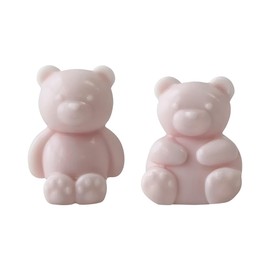 EVERELAM 2 Pack Bear Silicone Wave Spiral Candle Mold - Silicone Resin Casting Molds for Candle & Resin & Soap Craft Supplies