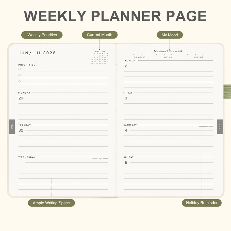 And Per Se Academic Planner 2026-2027 – Weekly & Monthly