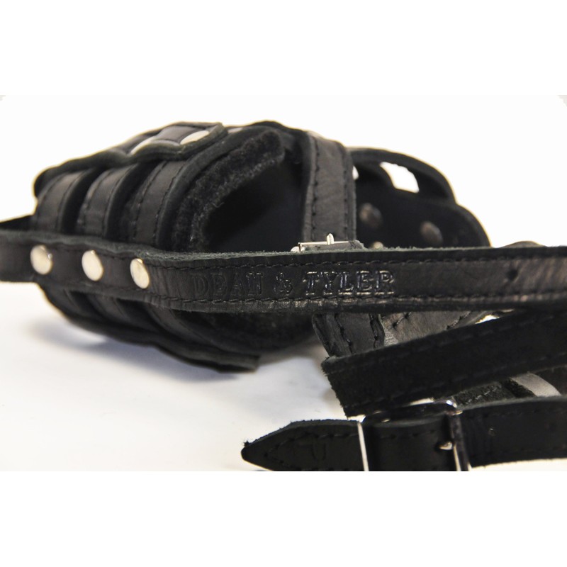 Dean & Tyler Amstaff Leather Basket Muzzle
