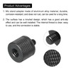sourcing map Microphone Stand Adapter 1/4 Female to M5 Male