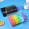 Pill Box 7 Day Clock (Twice a Day) Weekly Pill