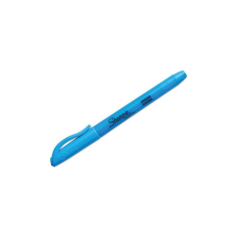 Sharpie Accent Pocket Style Highlighter, Chisel Tip, Light Blue, 1