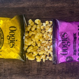 Oogie's Gourmet Popcorn & Puffcorn | 4 Pack | Variety Flavor Pack | Gluten Free Snacks | 4-4.25 Ounce Big Bags