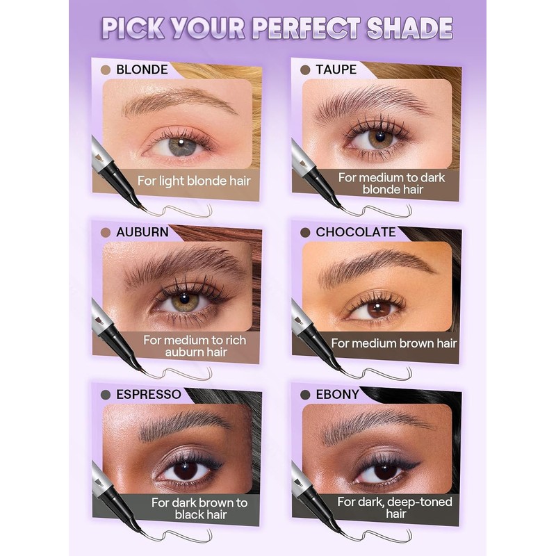 SHEGLAM Lápiz Laminador de Cejas Real Flow - Castaño Rojizo