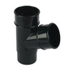 Floplast RY1B 68 mm 112.5 Degree Downpipe Y Branch Black