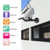 Dummy Fake Surveillance Security Camera,Solar Power LED Fake Camera Outdoor