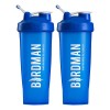 Birdman Kit 2 Vasos Shaker Para Proteína 600ml Bpa Free