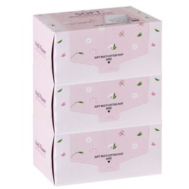 Soft Multi Cotton 5-ply 80 sheets 1+1+1 Total 240 sheets 100% Pure Cotton / 소프트 멀티 코튼 5겹 80매 1+1+1 총240매 순면100%