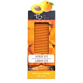 Touch Organic APRICOT WHITE Tea Bags, 40 Bags, 2.5 oz