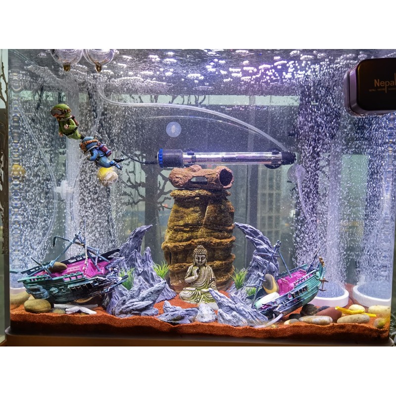 AWXZOM “Soul Valley” Aquarium Ornaments Aquarium Decoration Model Kits, Include