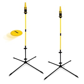 Kan Jam Bottle Smash - Outdoor Frisbee Toss Game, Play Polish Horseshoes in Backyard, Camping, Beach and More - Includes 175g Ultimate Flying Disc