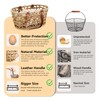 Farmhouse Seagrass Egg Baskets for Collecting Fresh Eggs Handmade Egg