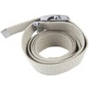 Mil-tec Khaki, 100% cotton webbing US trouser belt with silver