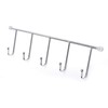 BSM Marketing Wall Mounted Utensil Holder Rack Hanging Rail, 5