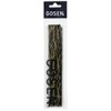 GOSEN Overgrip Japanese Pattern "Grass" Black x Gold B816BKG
