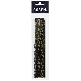 GOSEN Overgrip Japanese Pattern "Grass" Black x Gold B816BKG