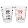 BTGLLAS Set of 2 Shot Glasses - Heavy Glass, Perfect
