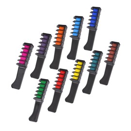 TOVINANNA 10pcs Reusable Hair Dye Comb Quick-drying Temporary Hair Coloring Comb for Easy Application Random Colors Suitable for Salon and Home Use