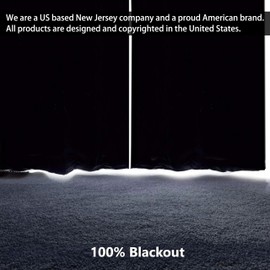 DriftAway Odor Free 100% Blackout Curtain Liners for Window Curtains UV Blocking Darking Liner for Nursery Bedroom Heat and Cold Control Energy Efficient 2 Panels Each Liner 50 x 58 Inch with Rings