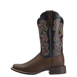ARIRC Womens Quickdraw Western Boot Tack Room Chocolate 7.5
