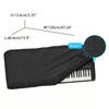 Musiin Premium Chinlon Keyboard Dust Cover - Compatible with Yamaha