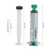 UV Curing Soldering Ink KGX-900 Green (10cc) with Printing Needle,