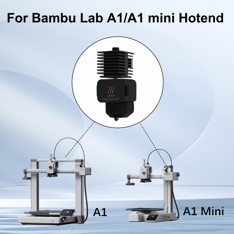 Sahvaim 2 Pack Hotend Print Head Extruder Kit for Bambu