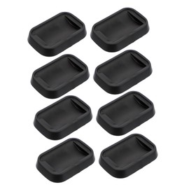 COHEALI 8pcs Rubber Anti-Slip Furniture Wheel Pads for Chairs Tables and Carts Universal Size Floor Protectors for Home Use