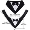 YKYUASD Dog Tuxedo Bandana Collar with Bow Tie Formal Wedding