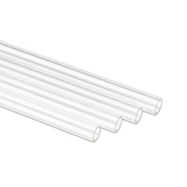 EKWB EK-HD PETG Tube, 10/12mm, 1000mm, Clear, 4-Pack