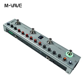 M-VAVE Multi Effects Guitar Pedal For Bass, 36 Editable Presets, Chorus, Delay, Reverb, MOD, IR Loading, Recording, Tuner, Built-in Battery, BT Connection - Digital Electric Bass Effector, TANK B