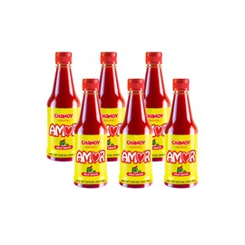 Amor Chamoy Sauce, Traditional Mexican Flavor, 12 Fl Oz (Pack of 6)