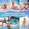 MOAZIFI Beach Towel Large 180 x 90 cm - Quick-Drying