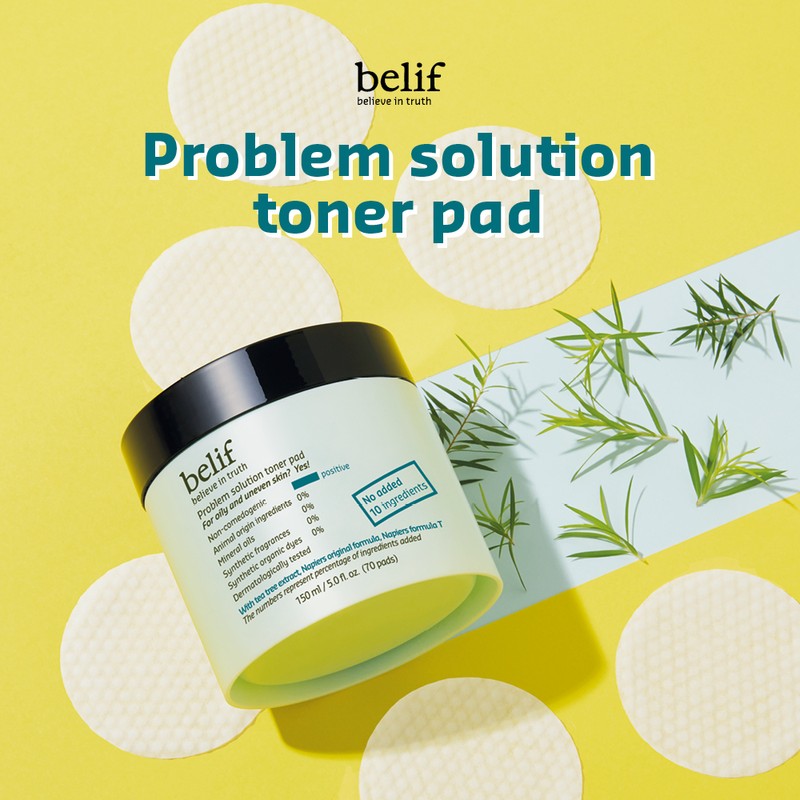 belif [belif]Problem Solution Vegan Toner Pad (70 pads)