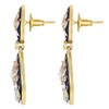 Aheli Indian Traditional Enamel Brass and Kundan Drop Earrings Gift