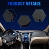 GXARTS Car Dashboard Dash Covers Leather Pretector Cover Mat for