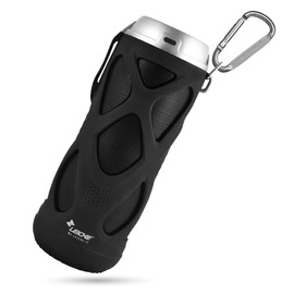 LEICKE DJ Roxxx Bluetooth Speaker, Splashproof Portable Speaker, Wireless Portable Music Box, for Bicycle and Outdoor, Compatible with Siri and Google Assistant (Active 2)