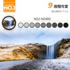 K&F CONCEPT 72mm 可変NDフィルター ND2-ND400 減光フィルター 超薄型 カメラ用フィルター+超極細繊維布（72mm ND Filter）