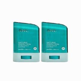 AHC Natural Perfection Double Shield Sun Stick 14g (SPF 50+) Green 2 pcs / AHC 내추럴 퍼펙션 더블 쉴드 선스틱 14g (SPF 50+) 초록색 2개