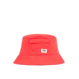 ROKA London Bedford Recycled Nylon Hat with Chin Cord, Poppy